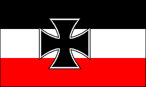 German Jack 1871-1903 Kriegsschiffgösch 100D Woven Poly Nylon 2x3 2'x3' Flag 