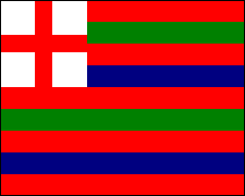 TUDOR NAVY ENSIGN 5' x 3' FLAG Red St George Blue White Flags 